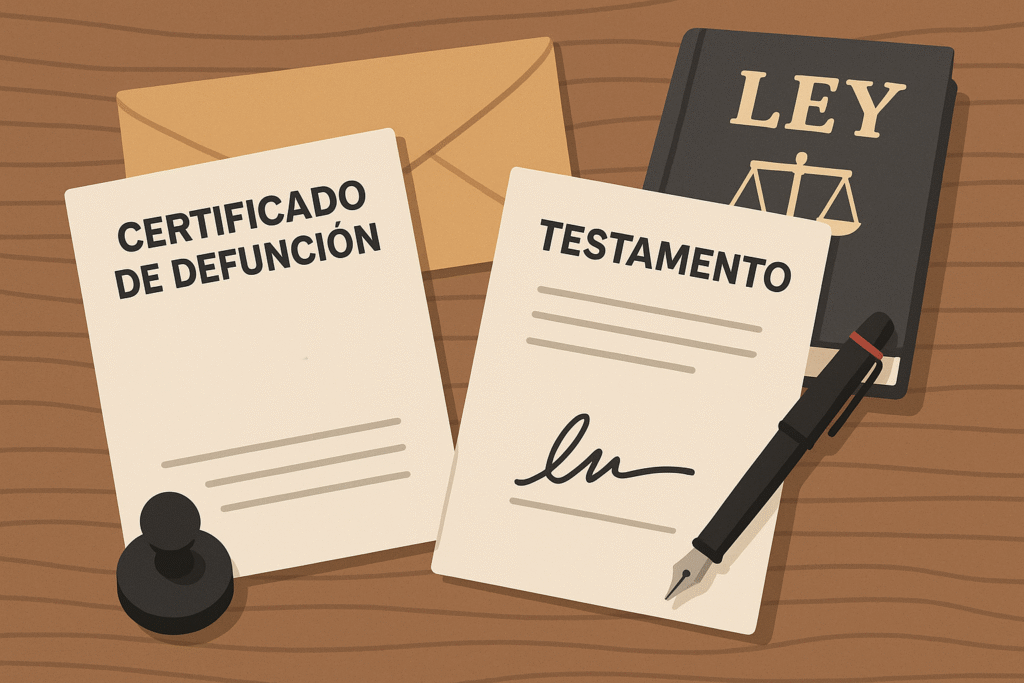 trámites legales tras el fallecimiento de un familiar